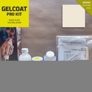GELCOAT PRO KIT WITH PREVAL AQUA GLASS NATURAL BONE