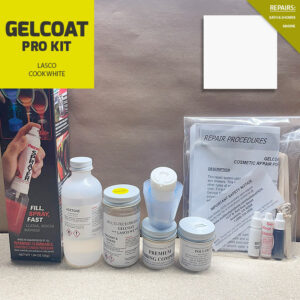GELCOAT PRO KIT WITH PREVAL LASCO COOK WHITE