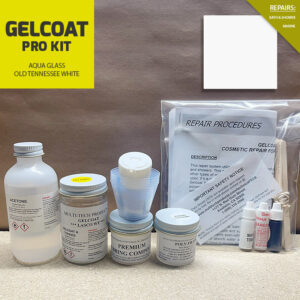 GELCOAT PRO KIT WITHOUT PREVAL AQUA GLASS OLD TENNESSEE WHITE