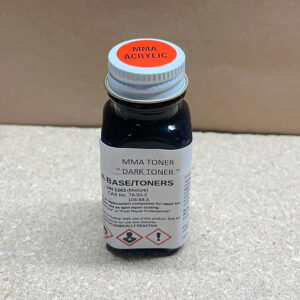 MMA ACRYLIC DARK TONER BROWN/BLACK
